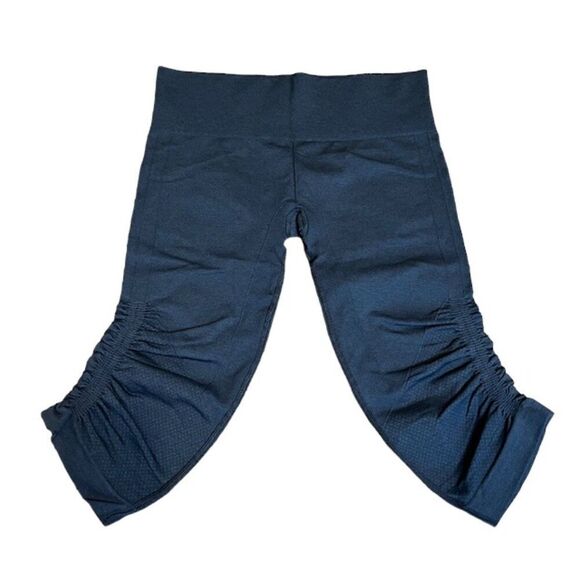 Lululemon In The Flow Crop II Heathered Inkwell 8 - Picture 4 of 11